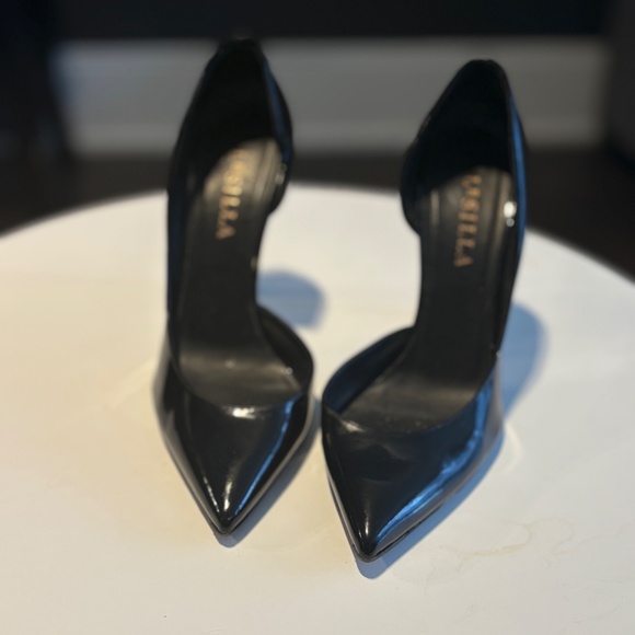 Black patent designer pumps 38 - Picture 6 of 6